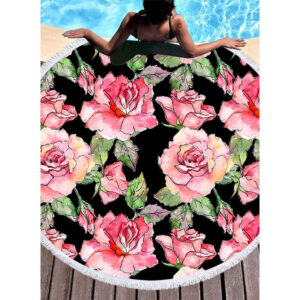 Serviette de plage floral