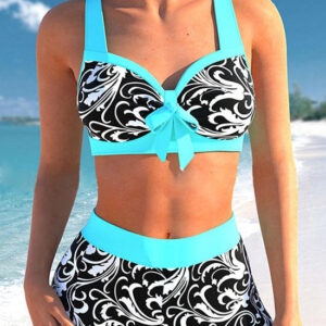 imprimé sangle sexy maillot de bain