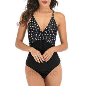 une pièce maillot de bain Femme À pois