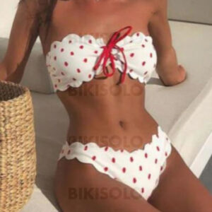 maillot de bain femme à pois