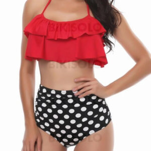 maillot de bain femme à pois