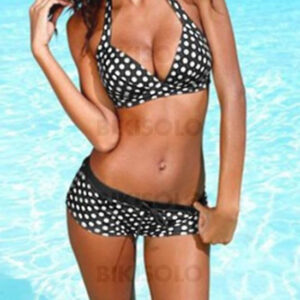 maillot de bain À pois sexy