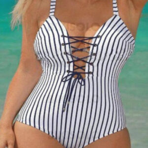 maillot de bain pois rayures