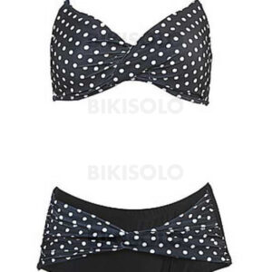 bikini À pois Taille Haute