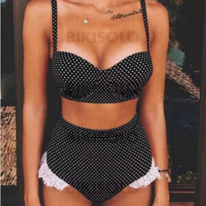 maillot de bain femme pois