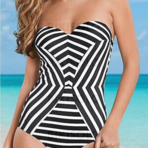 Maillot de bain géométrique