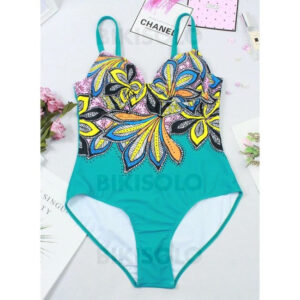 maillot de bain rose perle