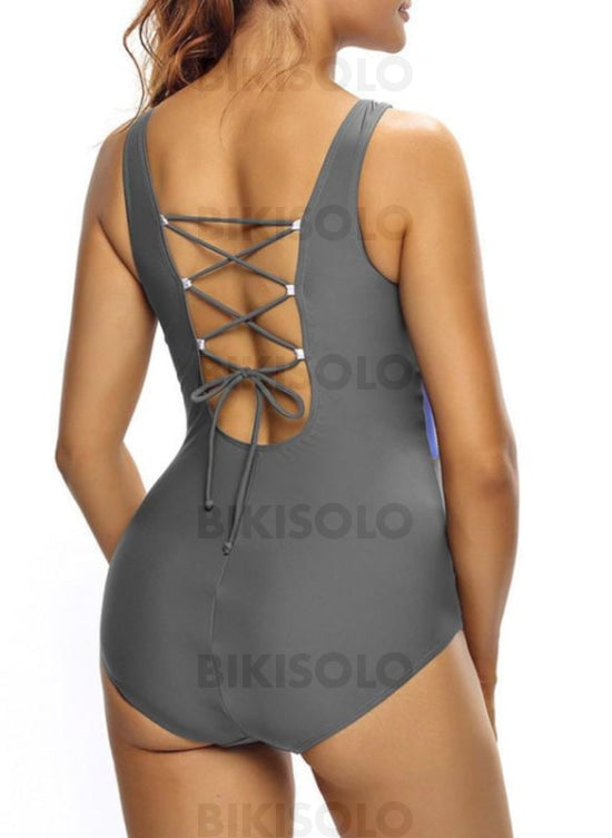 maillot de bain une pièce coloré