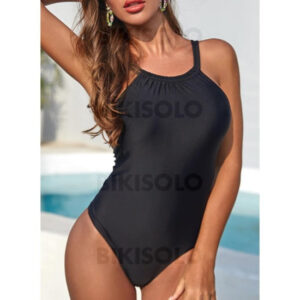 Maillot de bain col haut