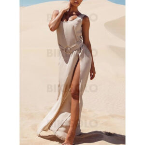 Maillot de bain col U femme