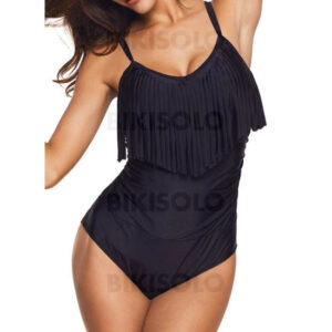 Maillot de bain femme couleur unie