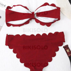 bandeau sans bretelle maillot