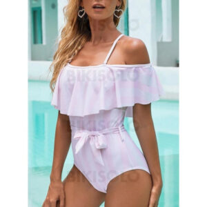 Maillot de bain couleur unie féminin