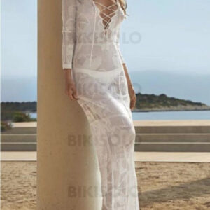 robe de plage longue unie