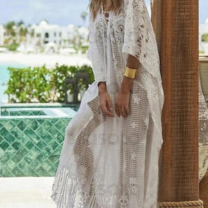 robe longue de plage bohème