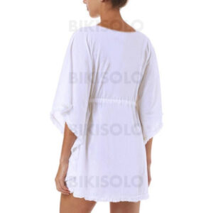 Maillot de bain Couleur Unie Col V
