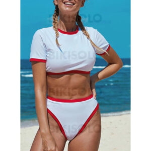 maillot de bain coupe haute