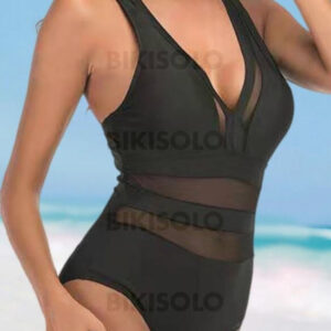 maillot de bain une pièce col v