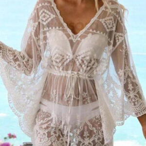 maillot de bain col v femme