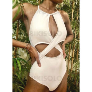 col haut maillot de bain chic