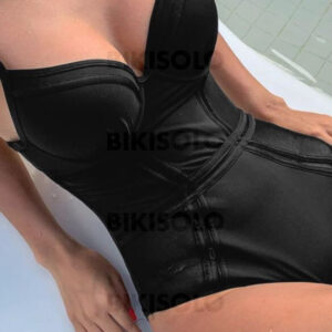 maillot bain une pièce noir