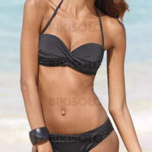 Maillot de bain noir dos nu