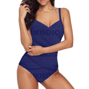 maillot une pièce à bretelles croisées