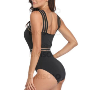 maillot bain femme couleur unie