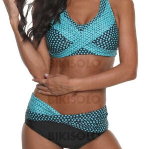 Maillot de bain Femme Dot bleu