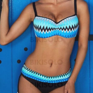 Maillot de bain épissé couleur