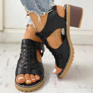 chaussures talon zip maillot de bain