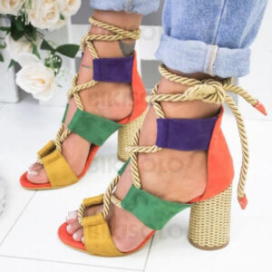 Bikisolo Femmes PU Sandales