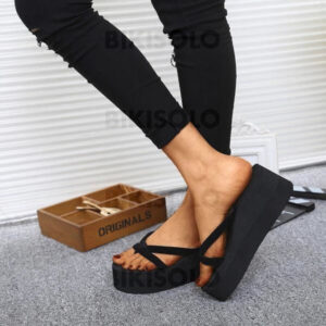 chaussures talon compensé femmes
