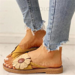 sandales talon plat femmes
