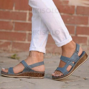 sandales bikisolo talon plat