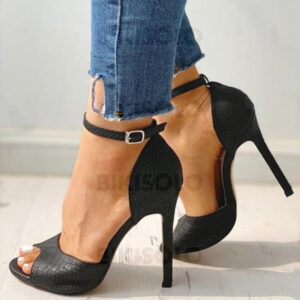 Talon stiletto PU femmes