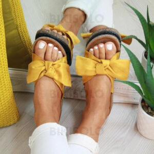 Chaussures plates avec Bowknot