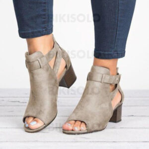 sandales suède femmes