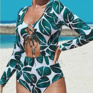 maillot de bain Femme Feuilles Évider
