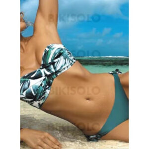 bain fleur coloré bandeau élégant