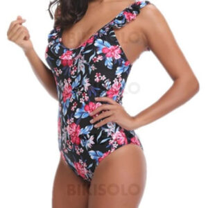 maillot de bain femme col U