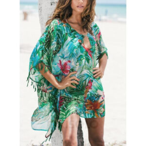 maillot de bain col V à la mode