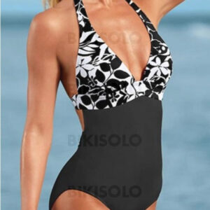 maillot de bain fleuri dos nu