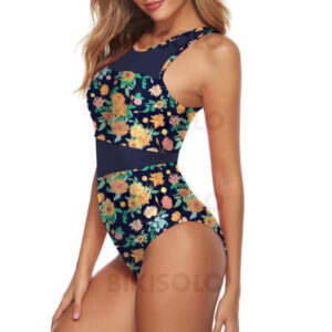 Col Haut Maillot de bain Mignon