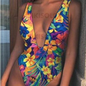 maillot de bain fleuris pour femme