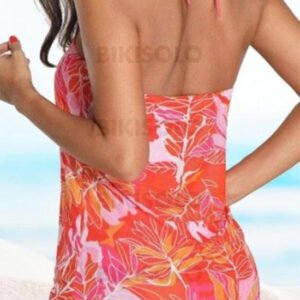 maillot de bain dos nu fleuri