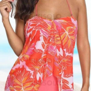 maillot de bain vintage rouge