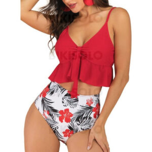 bikini à froufrous femme