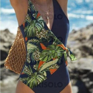 maillot de bain fleuri femme