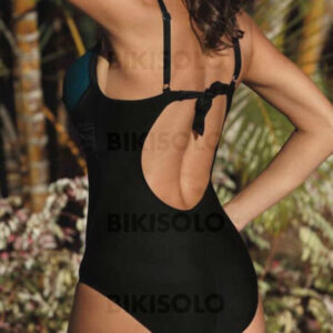 Maillot À Bretelles Noir Attrayant